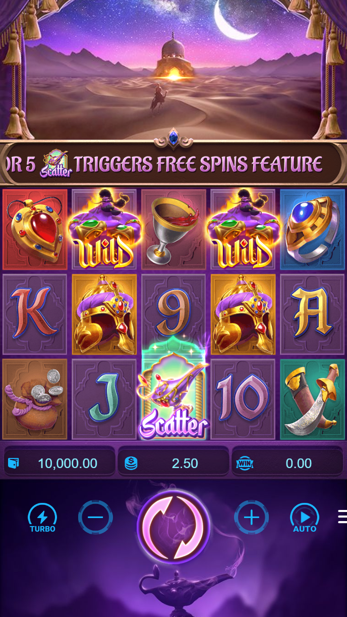 Big Time Gaming slot interface on mobile